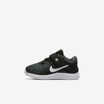 Nike Revolution 4 FlyEase - Babe Futócipő - Fekete/Sötét Szürke/Piros/Fehér